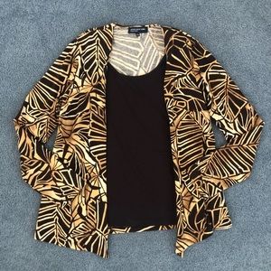 Jones New York Cardigan with Attached Tank
